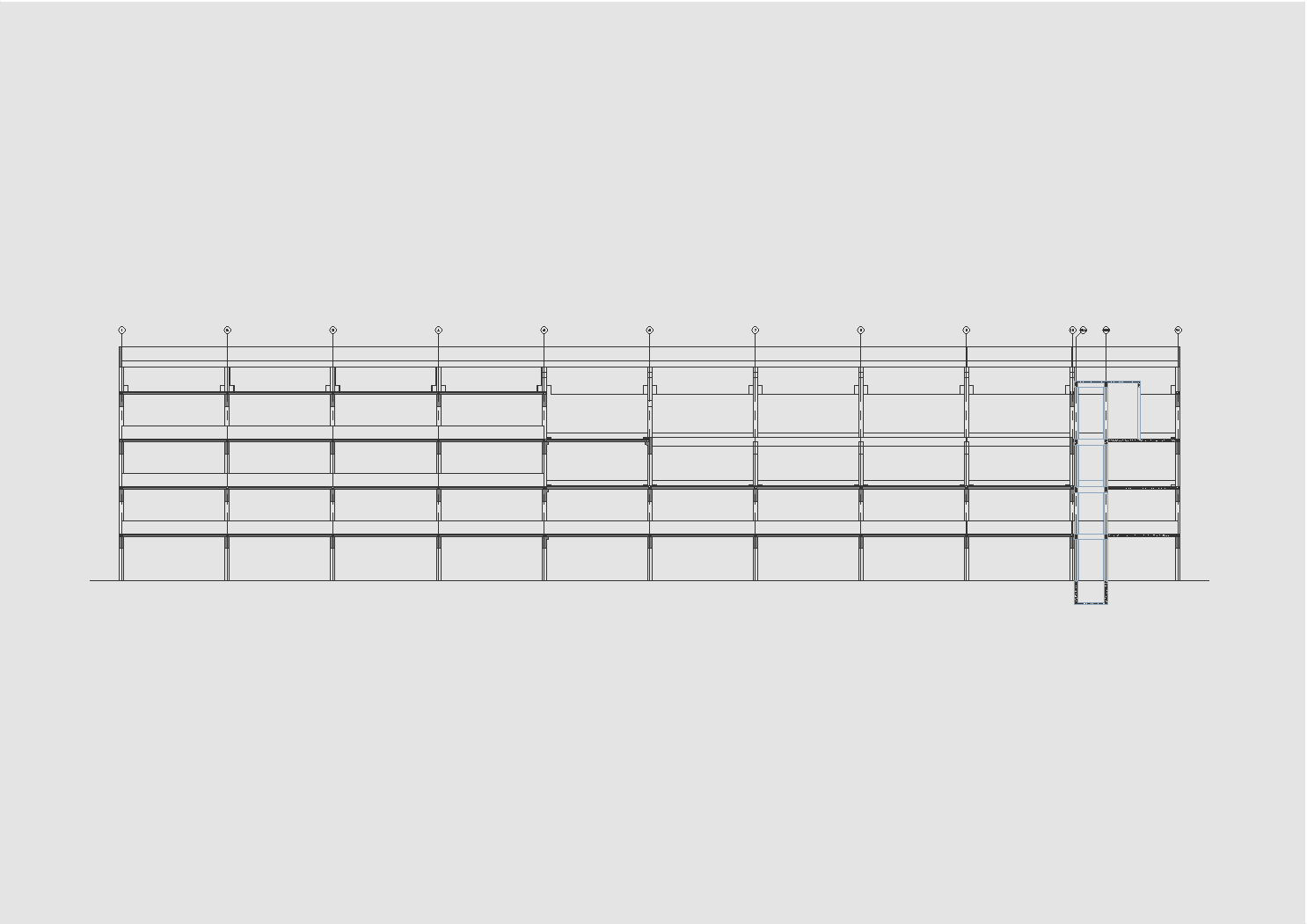 ESCOLA BAIRRO LUZ - CORTE LONGITUDINAL