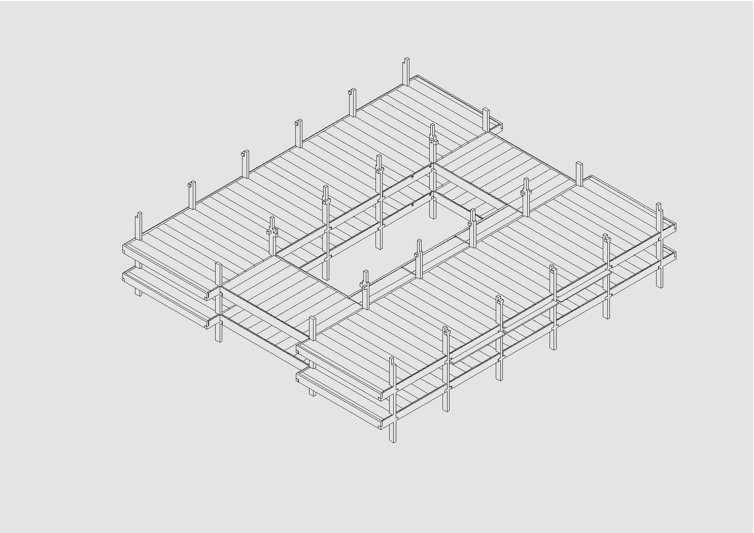 DIRETORIA DE ENSINO - ISOMETRICA SEGUNDO PAVIMENTO