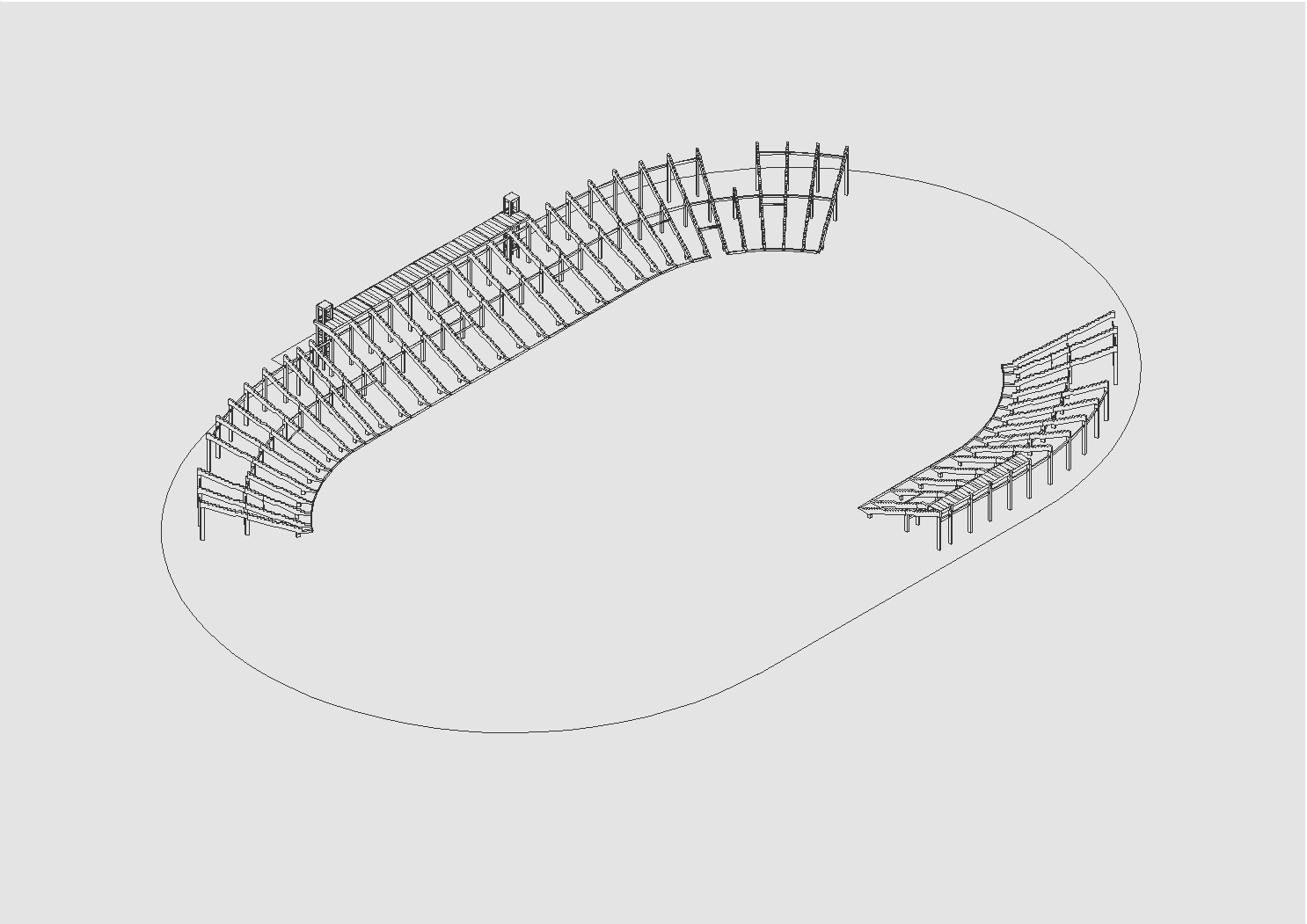FONTE LUMINOSA - ISOMETRICA PILARES E VIGAS