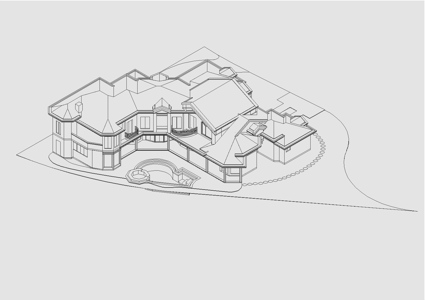 RESIDÊNCIA VILLAGIO URCA - ISOMÉTRICA 1