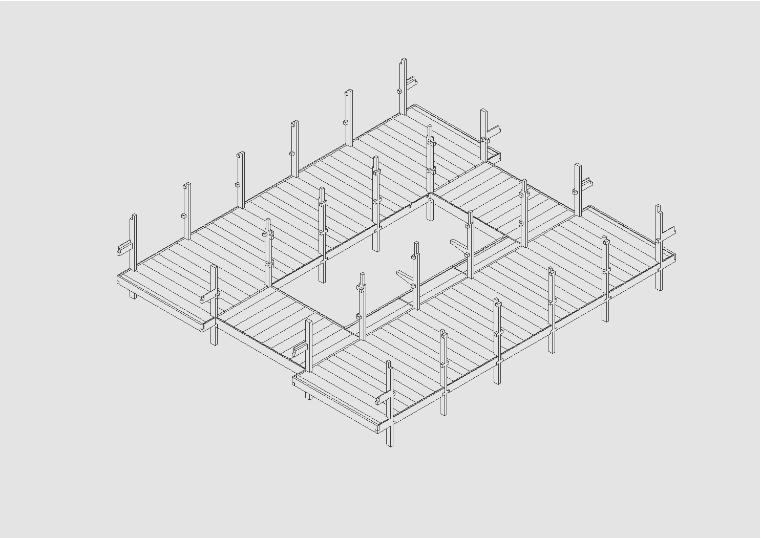 DIRETORIA DE ENSINO - ISOMETRICA PRIMEIRO PAVIMENTO
