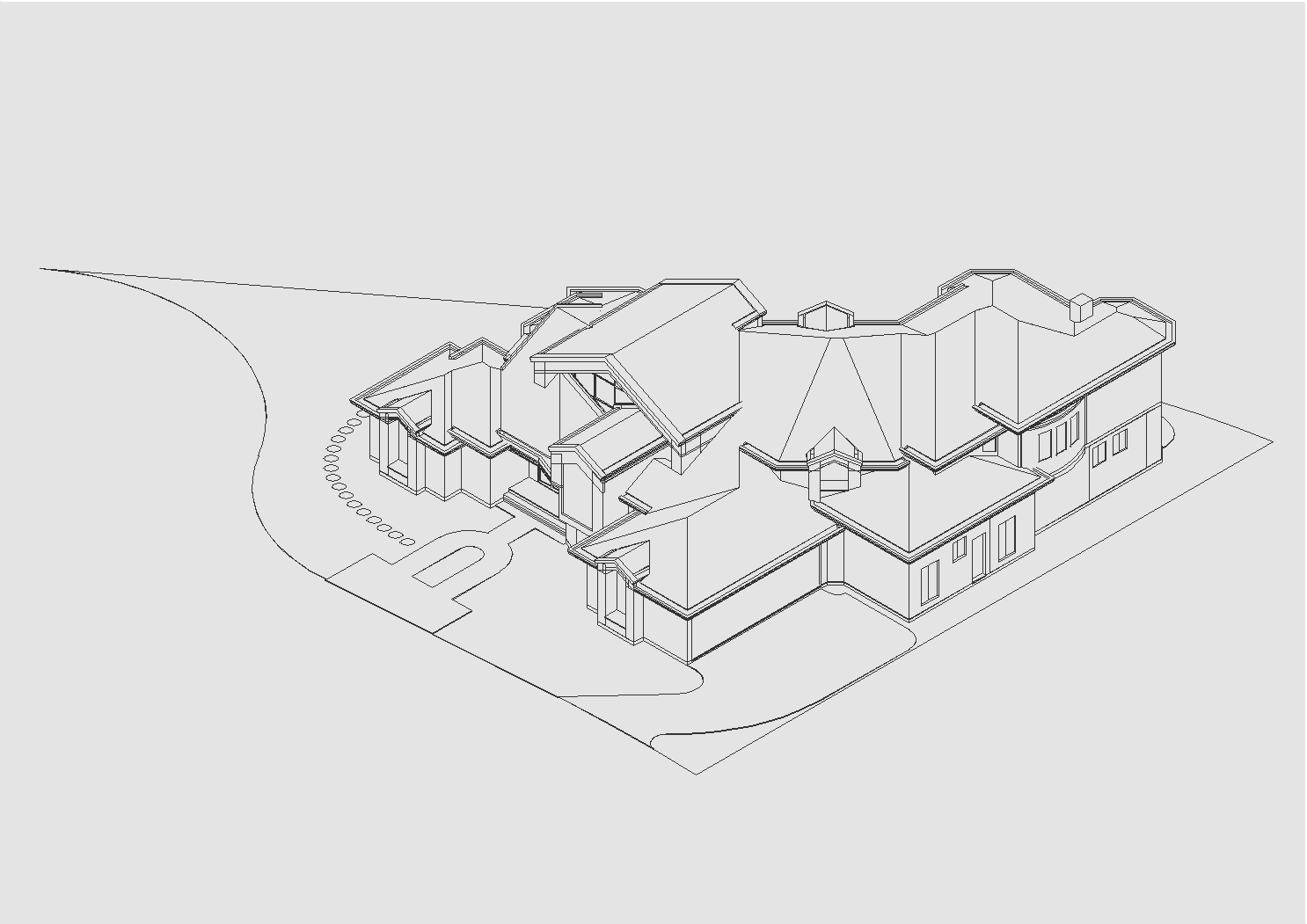 RESIDÊNCIA VILLAGIO URCA - ISOMÉTRICA 3