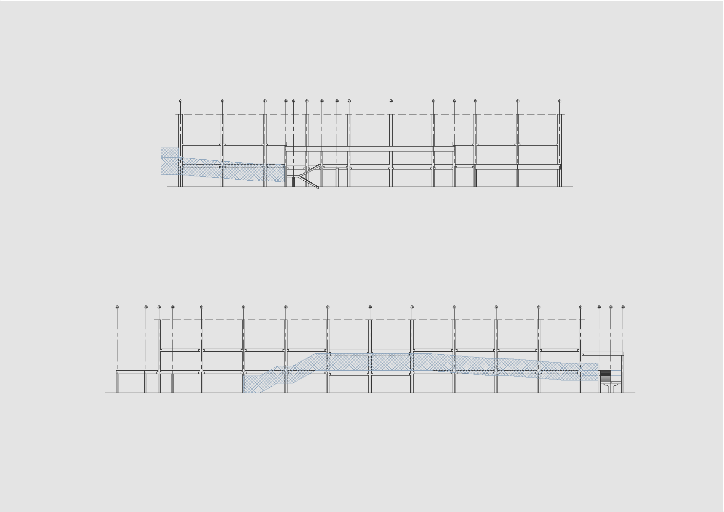 ARENA MULTIUSO - ELEVAÇÃO 1 E 2