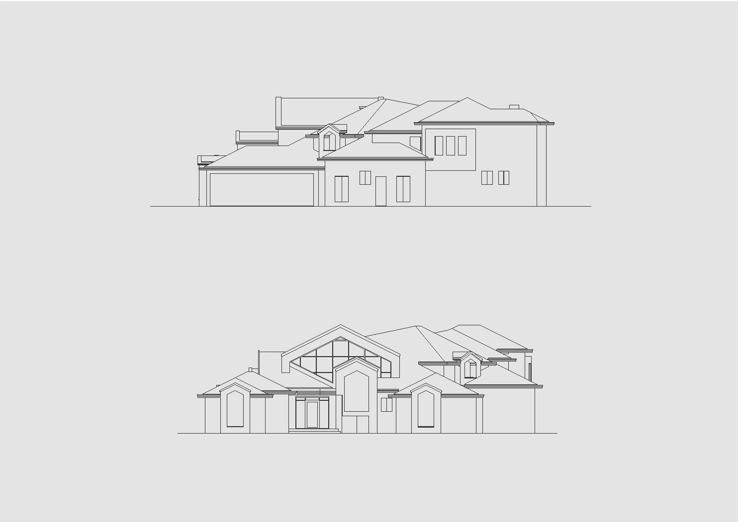 RESIDÊNCIA VILLAGIO URCA - ELEVAÇÕES 1 E 2