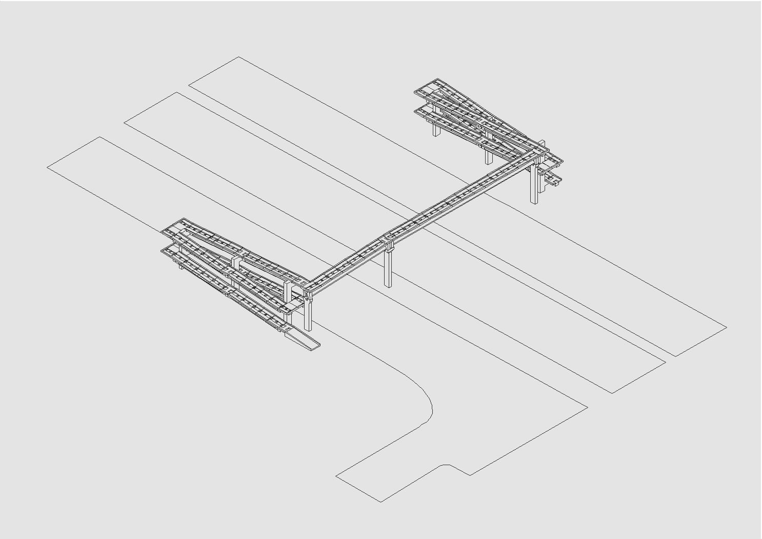 PASSARELA BR101 KM 300 504 - ISOMETRICA LAJES