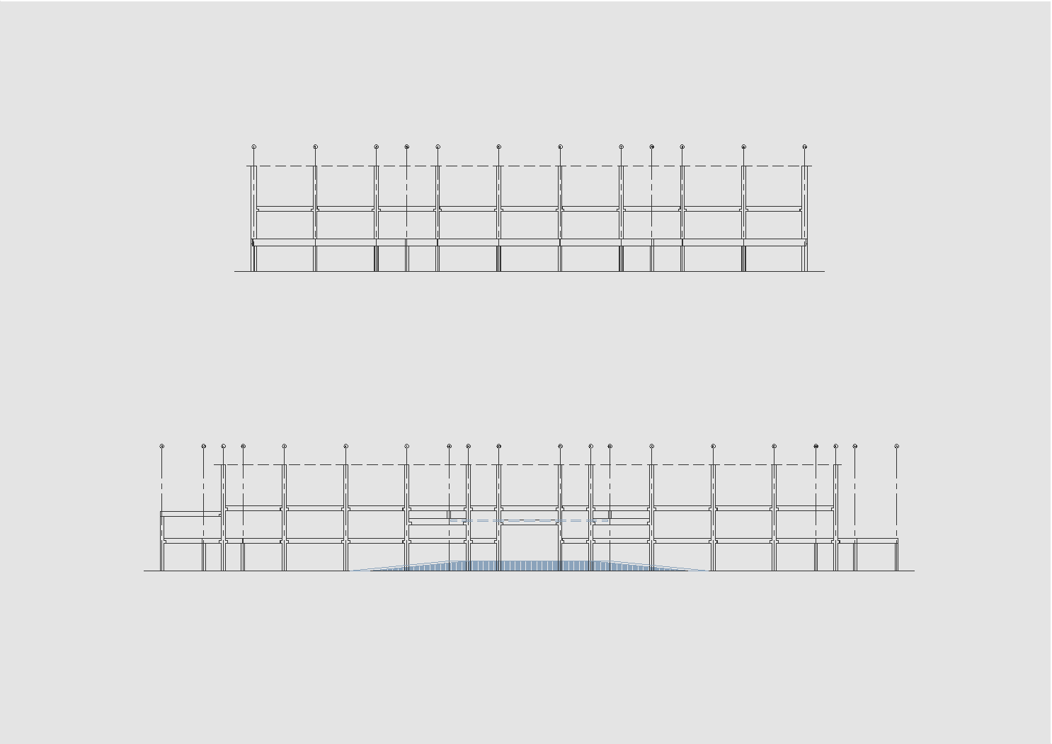 ARENA MULTIUSO - ELEVAÇÃO 3 E 4